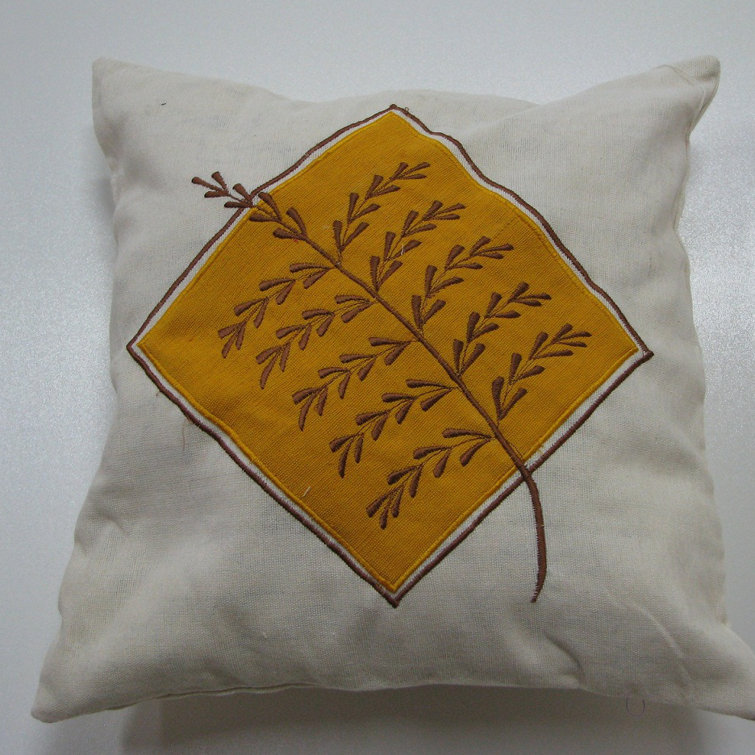 New Spec Embroidered Throw Pillow Wayfair